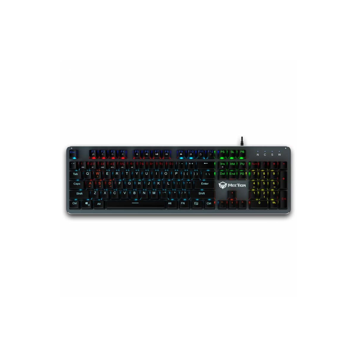 Clavier Gaming Mécanique Meetion Rétroéclairé RGB (MT-MK007) – MT-MK007