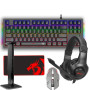 Pack Gaming : Clavier + Souris + Tapis Souris + Micro Casque + Clavier + Support Pour Casque – PK-GAMING3