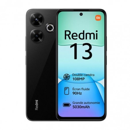 Smartphone XIAOMI Redmi 13 8 Go 128Go - Noir