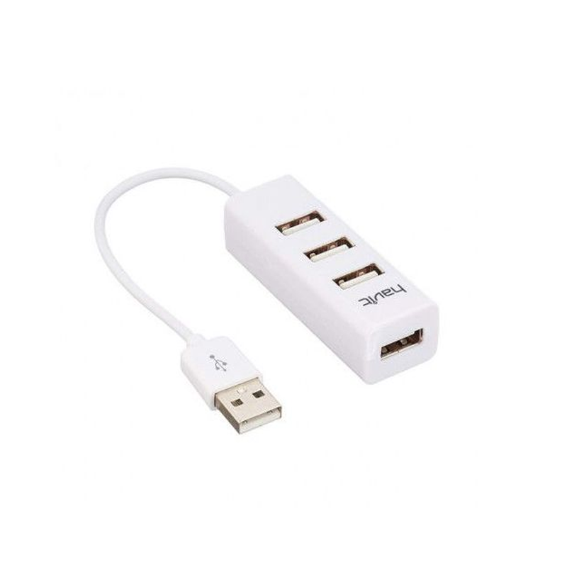 HUB Havit 4 Ports USB 2.0 H18 Blanc – HV-H18