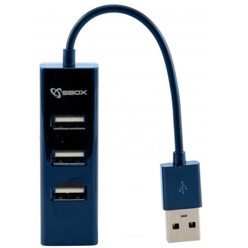 Hub USB Sbox H-204BL 4 Ports – Bleu – H-204BL