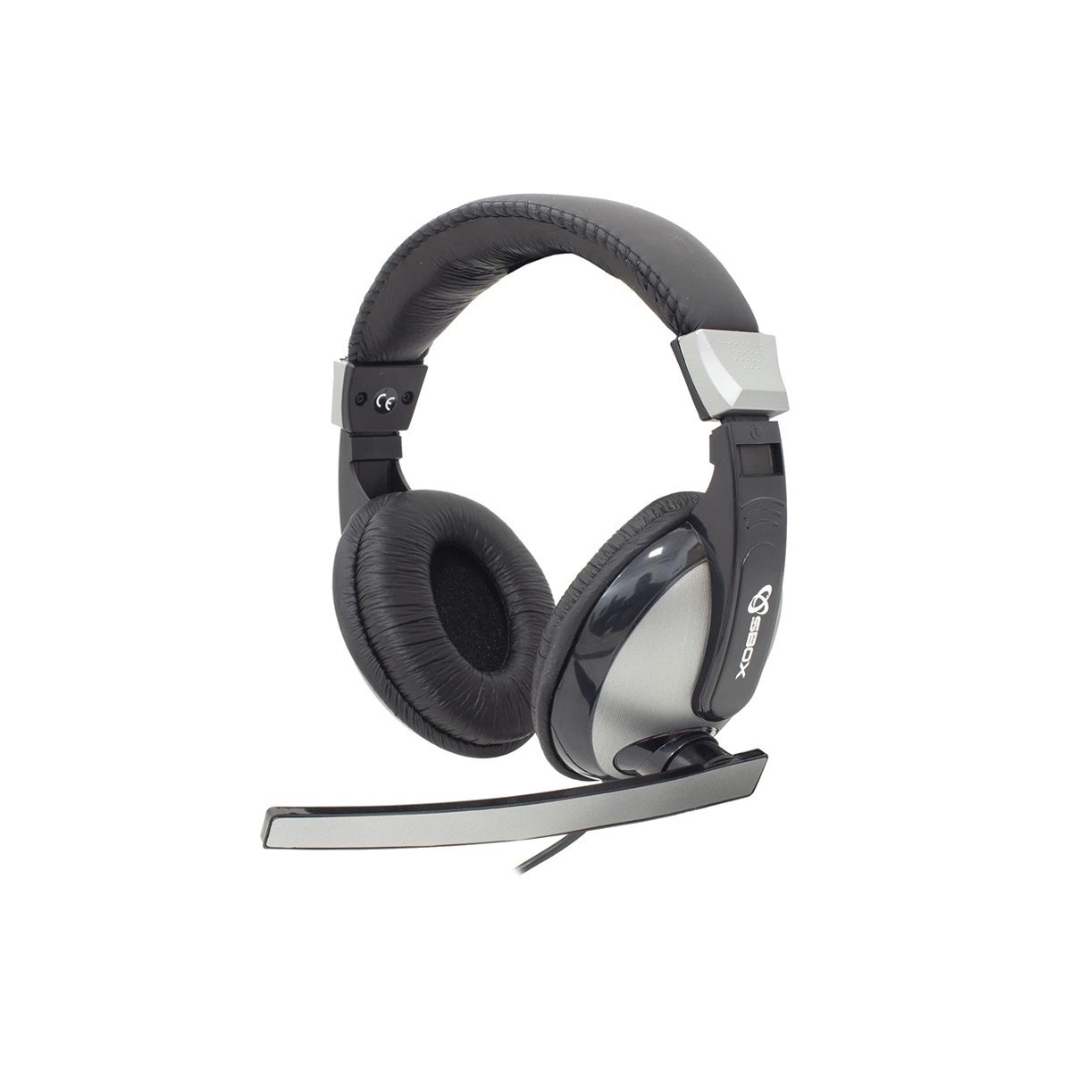 Micro Casque Gamer SBOX HS-302 – Noir & Gris – HS-302