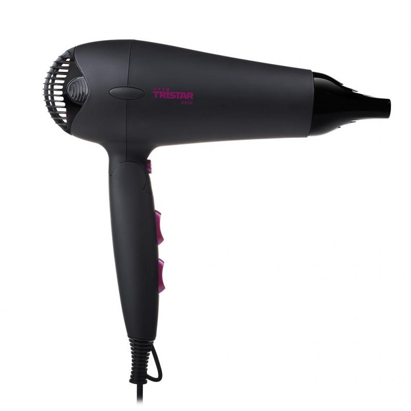 Sèche Cheveux Tristar Poignée Pliable 2000W Noir Sèche Cheveux Tristar Poignée Pliable 2000W Noir
