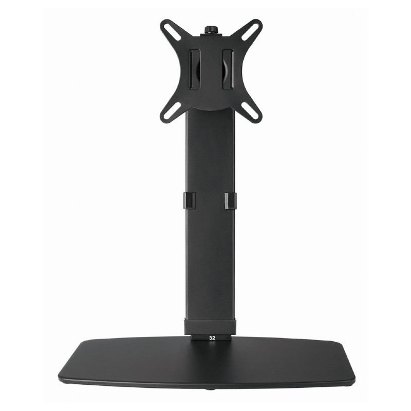 Support de bureau Gembird pour écran réglable en hauteur et entièrement articulé noir