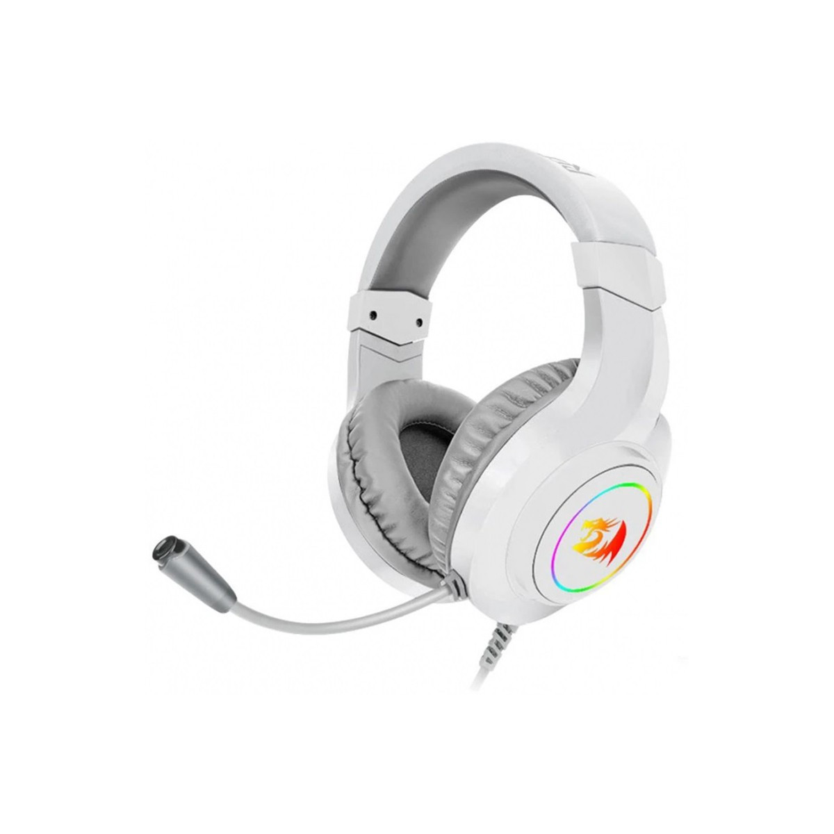 Casque Gaming Redragon Hylas H260 RGB Blanc – H260-WH