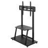 Support Tv Gembird en acier robuste au sol avec roulettes