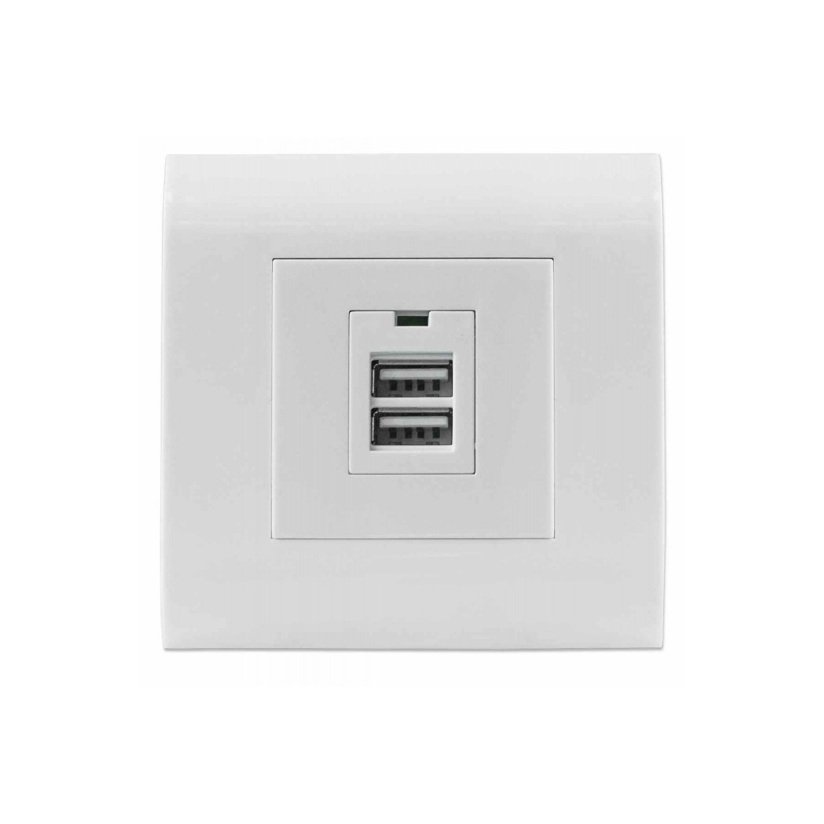 Prise De Courant Encastrable Avec USB Blanc Intellinet 772181 – 772181