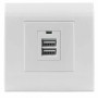 Prise De Courant Encastrable Avec USB Blanc Intellinet 772181 – 772181