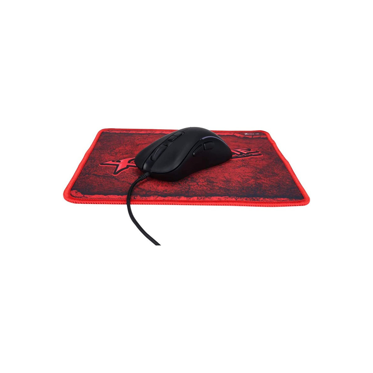 Souris + Tapis Gaming Xtrike Me Noir Et Rouge – GMP-290