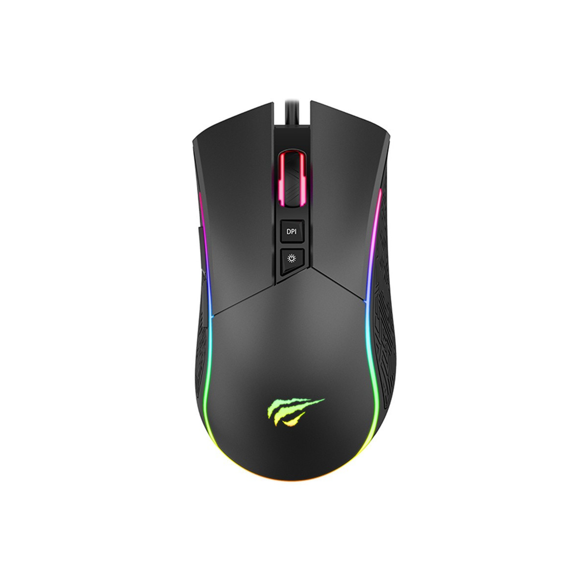 Souris Gaming Filaire Optique Havit MS1001 RGB Noir – HV-MS1001