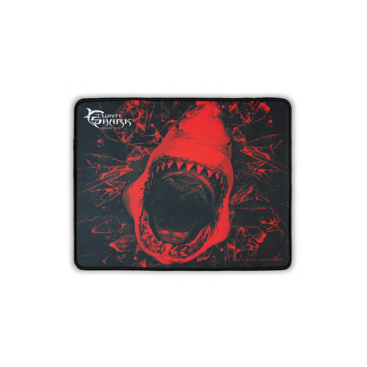 Tapis Souris White Shark Sky Walker L GMP-1799 – Noir & Rouge