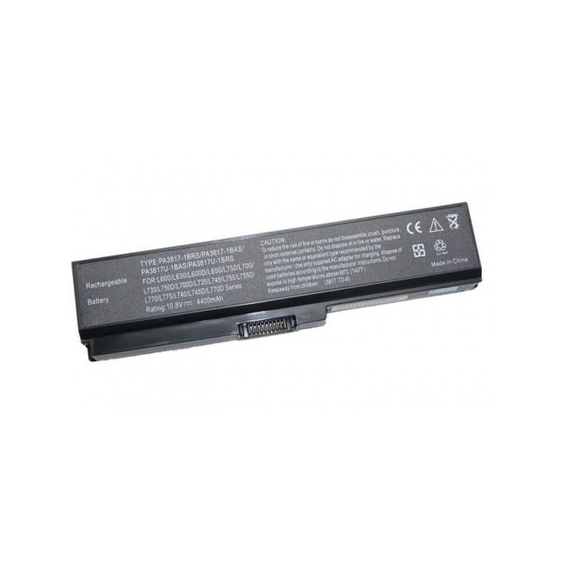 BATTERIE TOSHIBA PA3817U-1BRS, C660 – L755 – A660 – A665 – C640 – C650 – U400