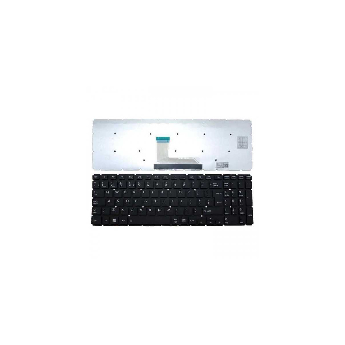 CLAVIER PC PORTABLE Toshiba Satellite L50-B NOIR