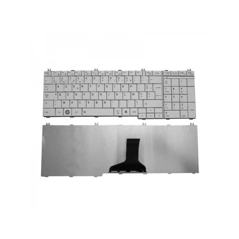 CLAVIER PC PORTABLE Toshiba Satellite L750 / C660 Blanc