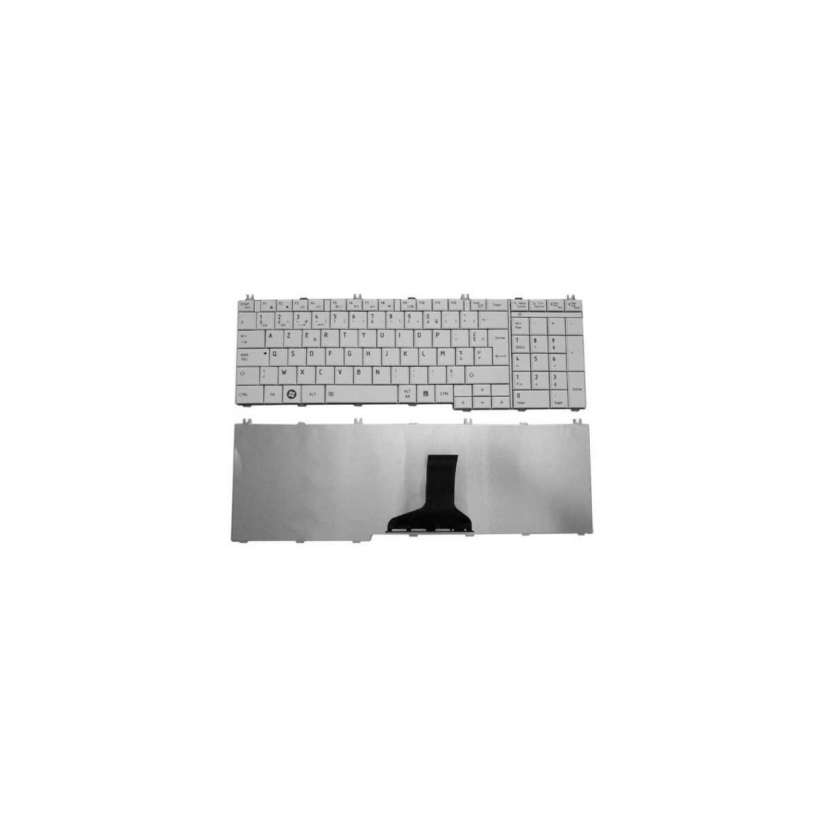 CLAVIER PC PORTABLE Toshiba Satellite L750 / C660 Blanc