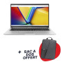 Pc Portable Asus VivoBook 15 X1502ZA / i3 12è Gén / 4 Go / Win11 / Silver + Sac à dos Offert