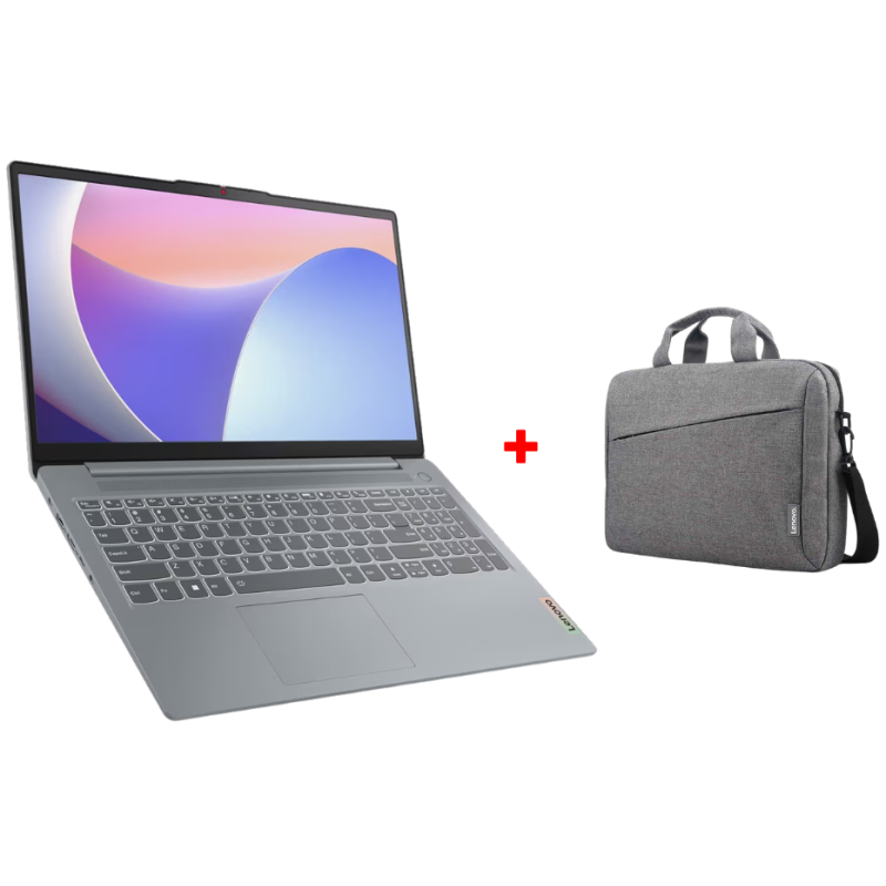 Pc Portable LENOVO IdeaPad Slim 3 15AMN8 / AMD Ryzen 3 7320U / 8 Go / Gris + Sacoche LENOVO T210