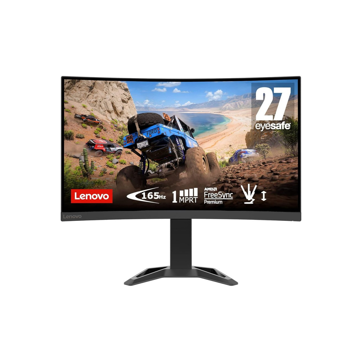 Écran Gaming Incurvé Lenovo G27c-30 / 27″ / Full HD / 165 Hz