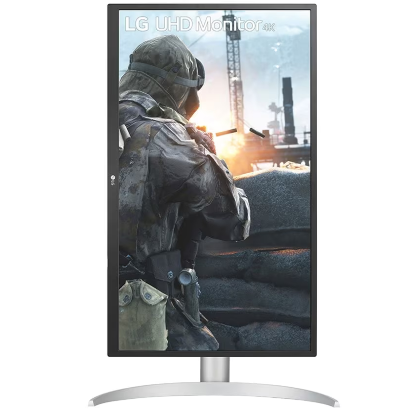 Écran Gaming LG 27UP550P-W 27″ UHD IPS 4K / 144 Hz / Pivotant 90º / USB-C / Blanc