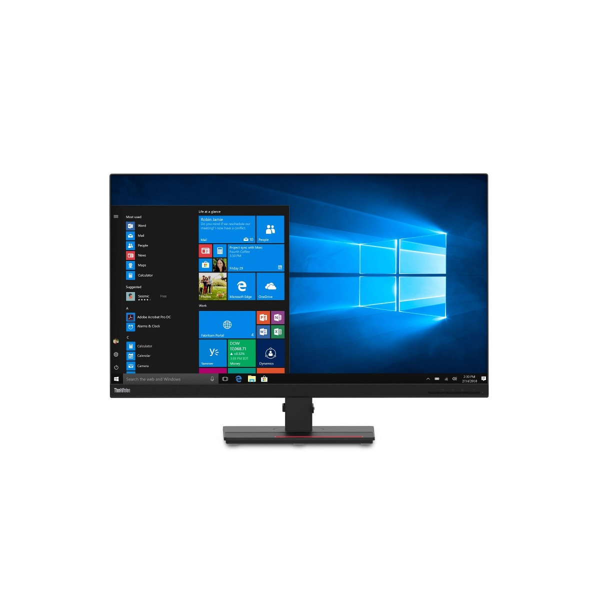 Écran Gaming Lenovo TThinkVision T32p-20 / 32″ IPS UHD / 60Hz