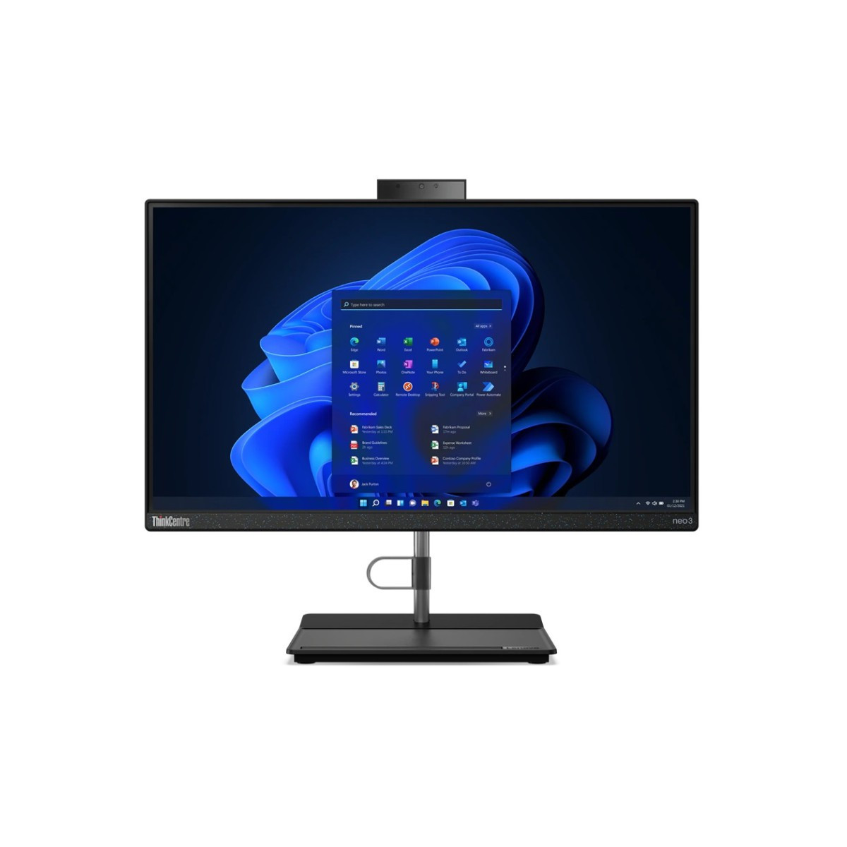 Pc de Bureau All in One Lenovo ThinkCentre Neo 30a-24 / i3 12è Gén / 4G