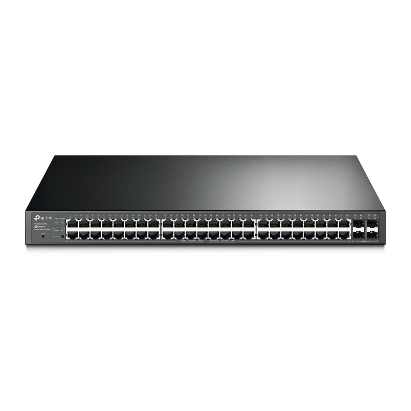 Smart Switch JetStream administrable 48 ports Gigabit PoE+ avec 4 emplacements SFP TL-SG2452P