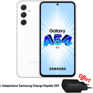 Smartphone Samsung Galaxy A54 / 6 Go / 128 Go / Blanc