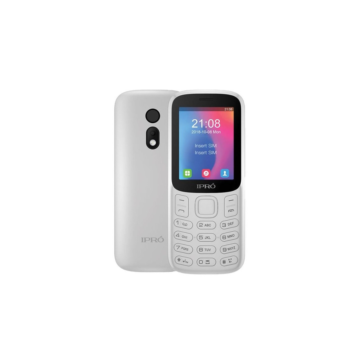 Téléphone Portable IPRO A20 / Double SIM / Blanc