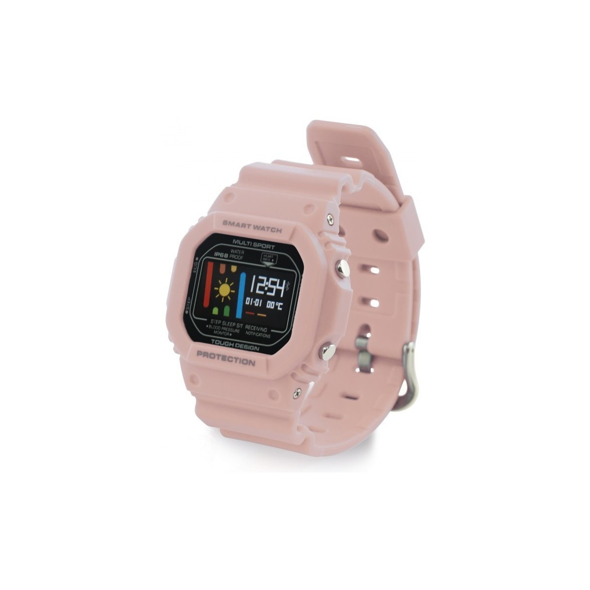 Montre connectée Ksix Fitness Band Retro IP 68 / Rose