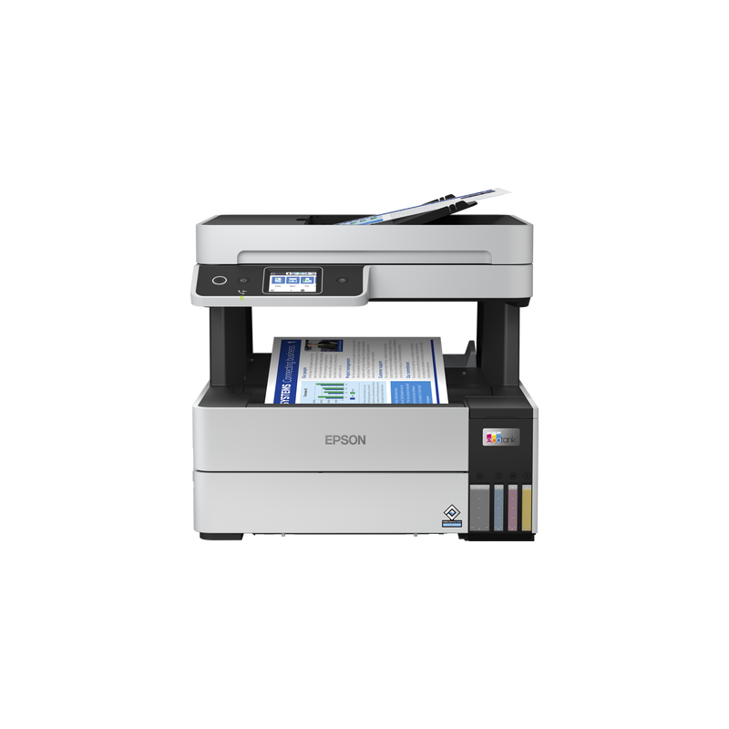 Imprimante Epson EcoTank L6490 /A4 /WiFi + 5 Bouteilles D’encres