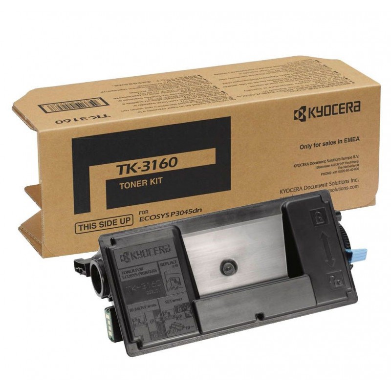 Toner Adaptable Kyocera TK-3160 / Noir