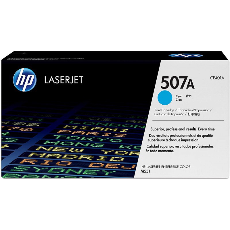 TONER ORIGINAL HP 507A – CE401A / CYAN