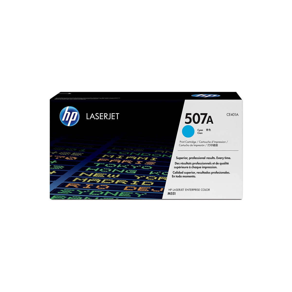 TONER ORIGINAL HP 507A – CE401A / CYAN