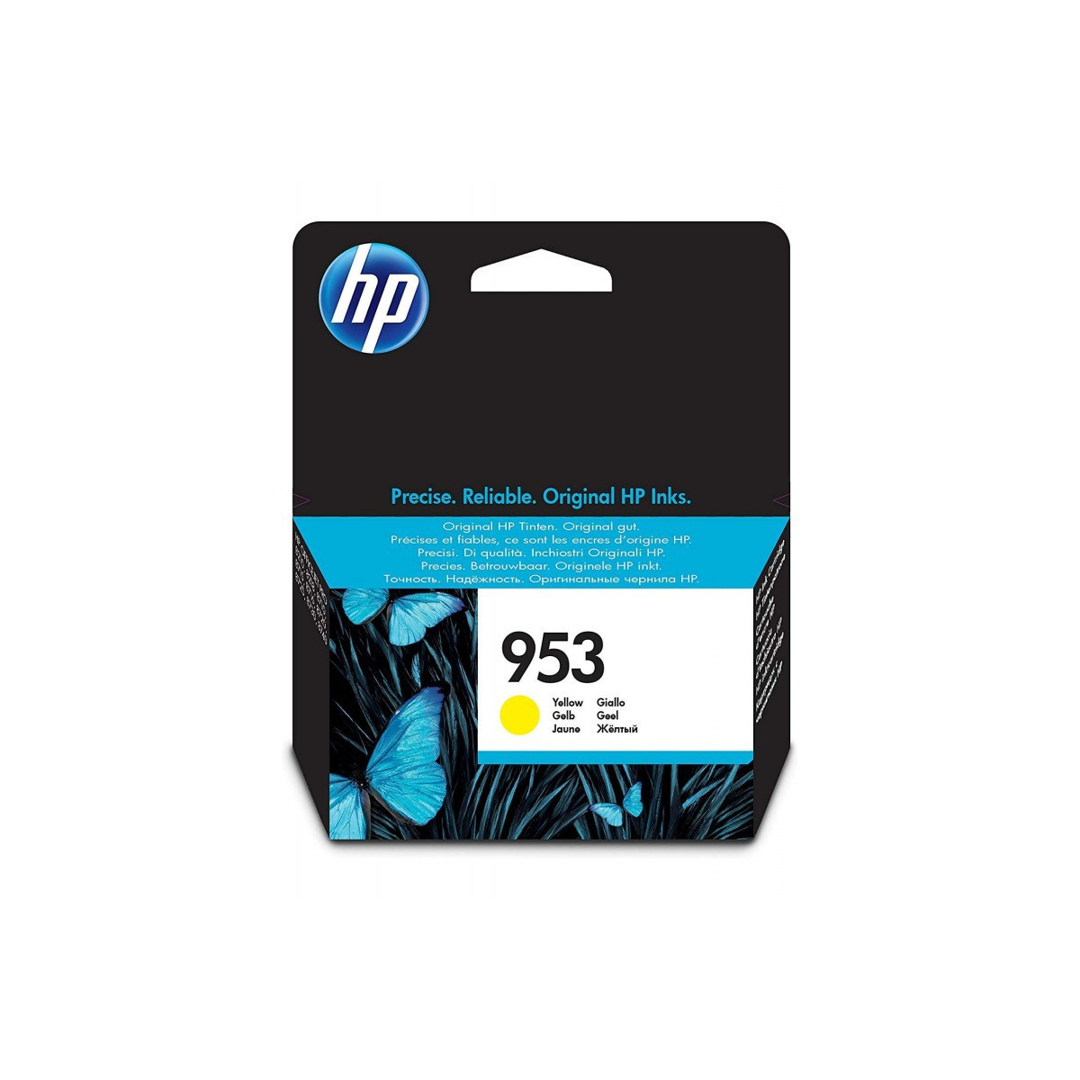 HP 953 cartouche d’encre jaune authentique 9 ml / F6U14AE