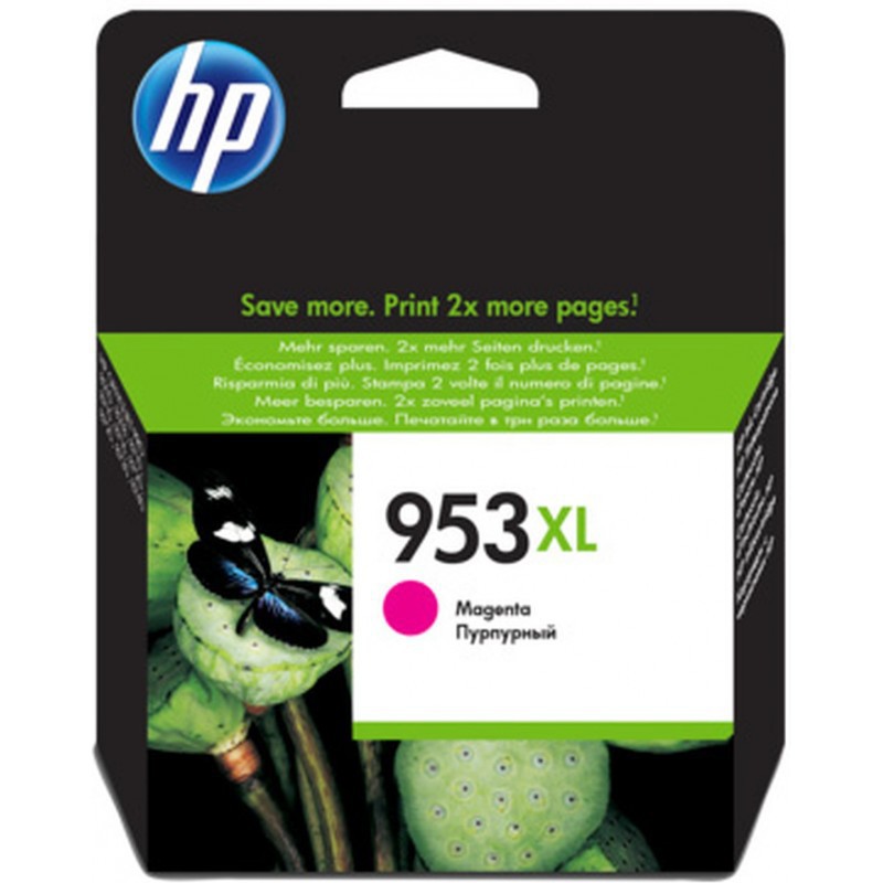 HP 953XL CARTOUCHE D’ENCRE HP F6U17AE MAGENTA GRANDE CAPACITÉ CONÇUE PAR HP