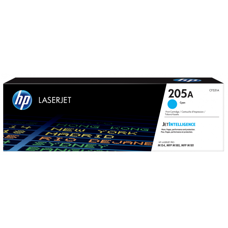 HP 205A originale Toner Laserjet Cyan / 900 pages CF531A