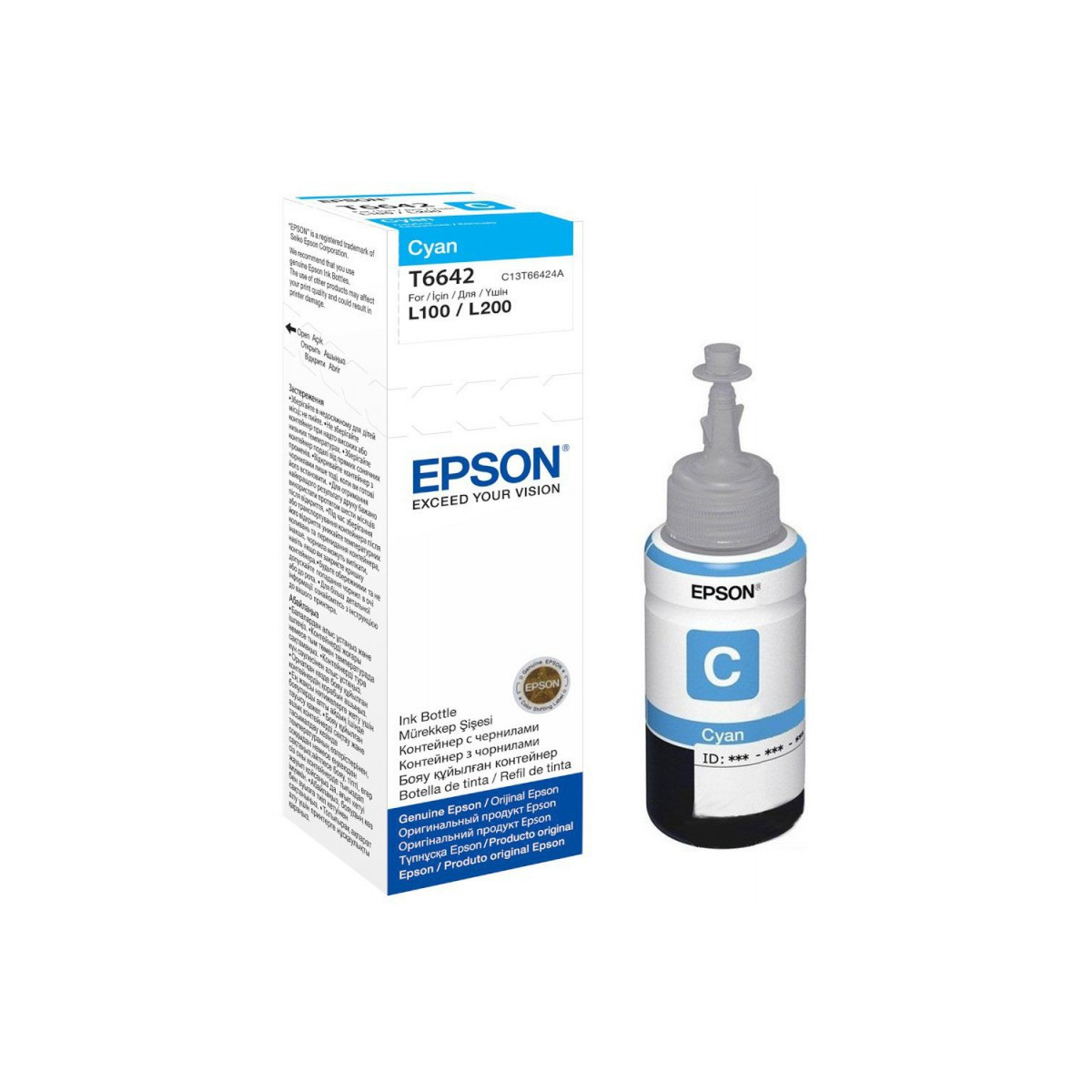 Bouteille d’encre Epson T6642 Cyan 70ml