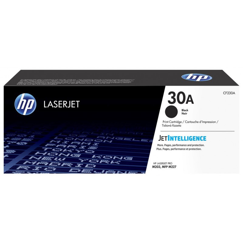 Cartouche de toner noir originale HP 30A LaserJet / CF230A