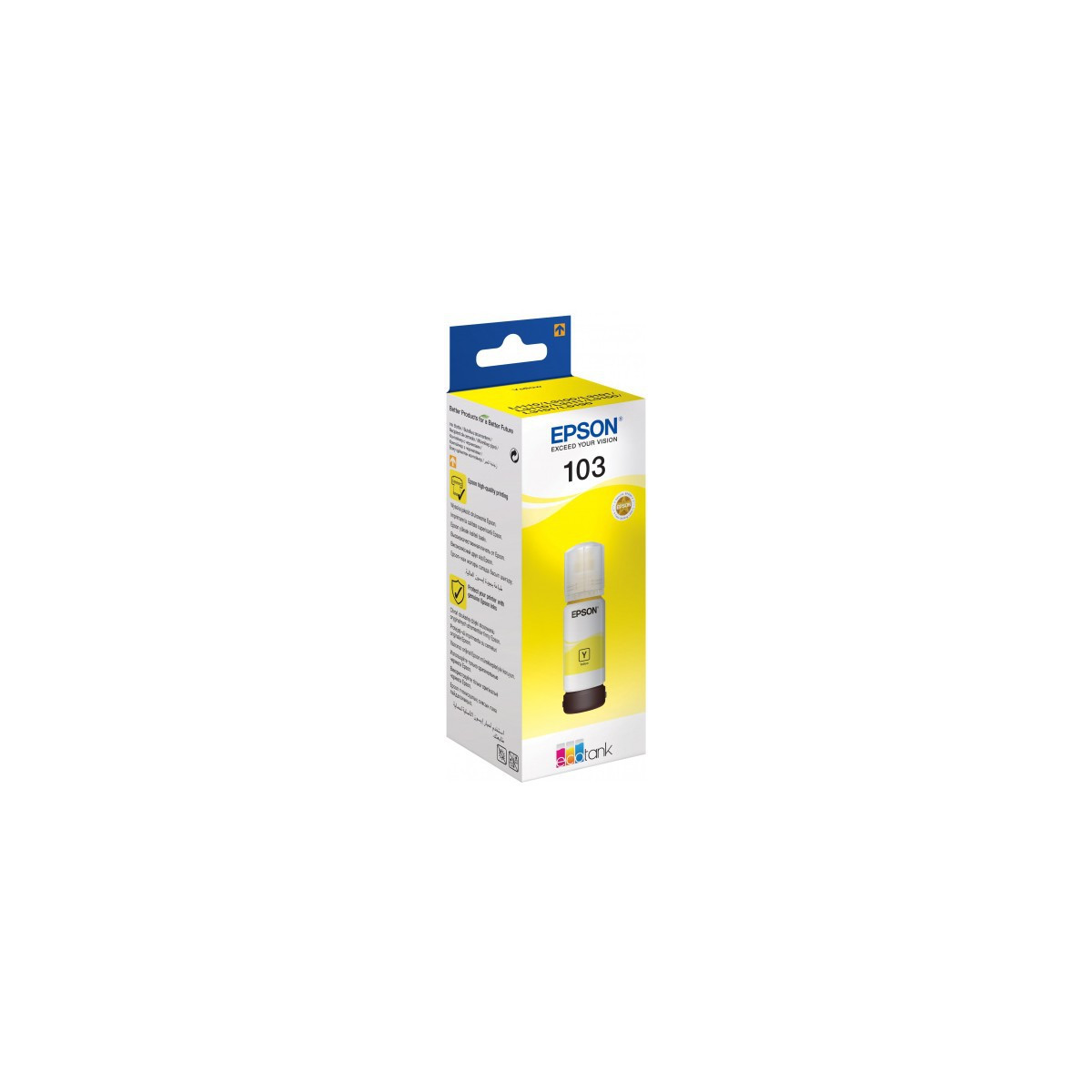 Bouteille d’encre Originale Epson EcoTank 103 / Yellow