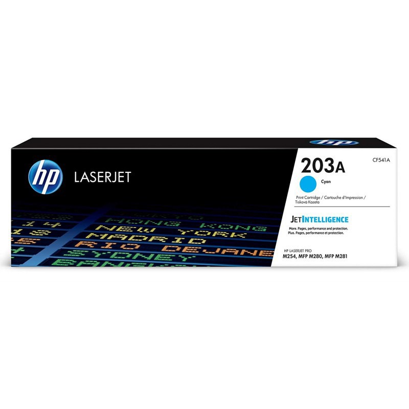 HP 203A cartouche de toner LaserJet cyan authentique / CF541A