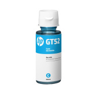 Bouteille d’encre Originale HP GT52 / Cyan / 70ml