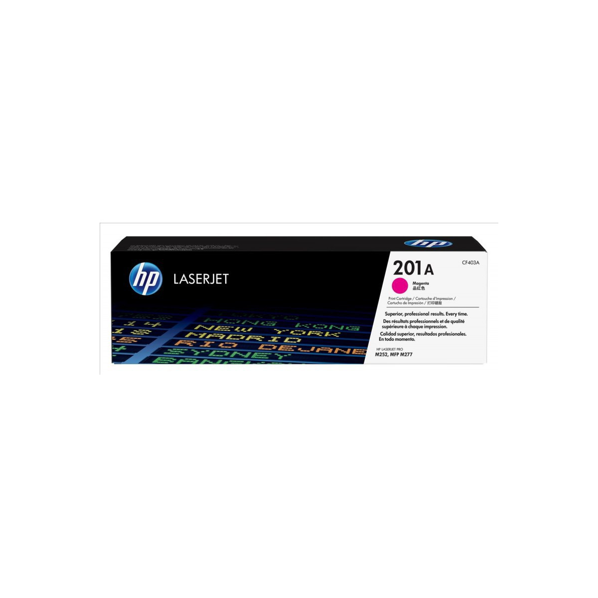 Cartouche de toner HP 201A LaserJet Magenta originale / 1 330 pages CF403A