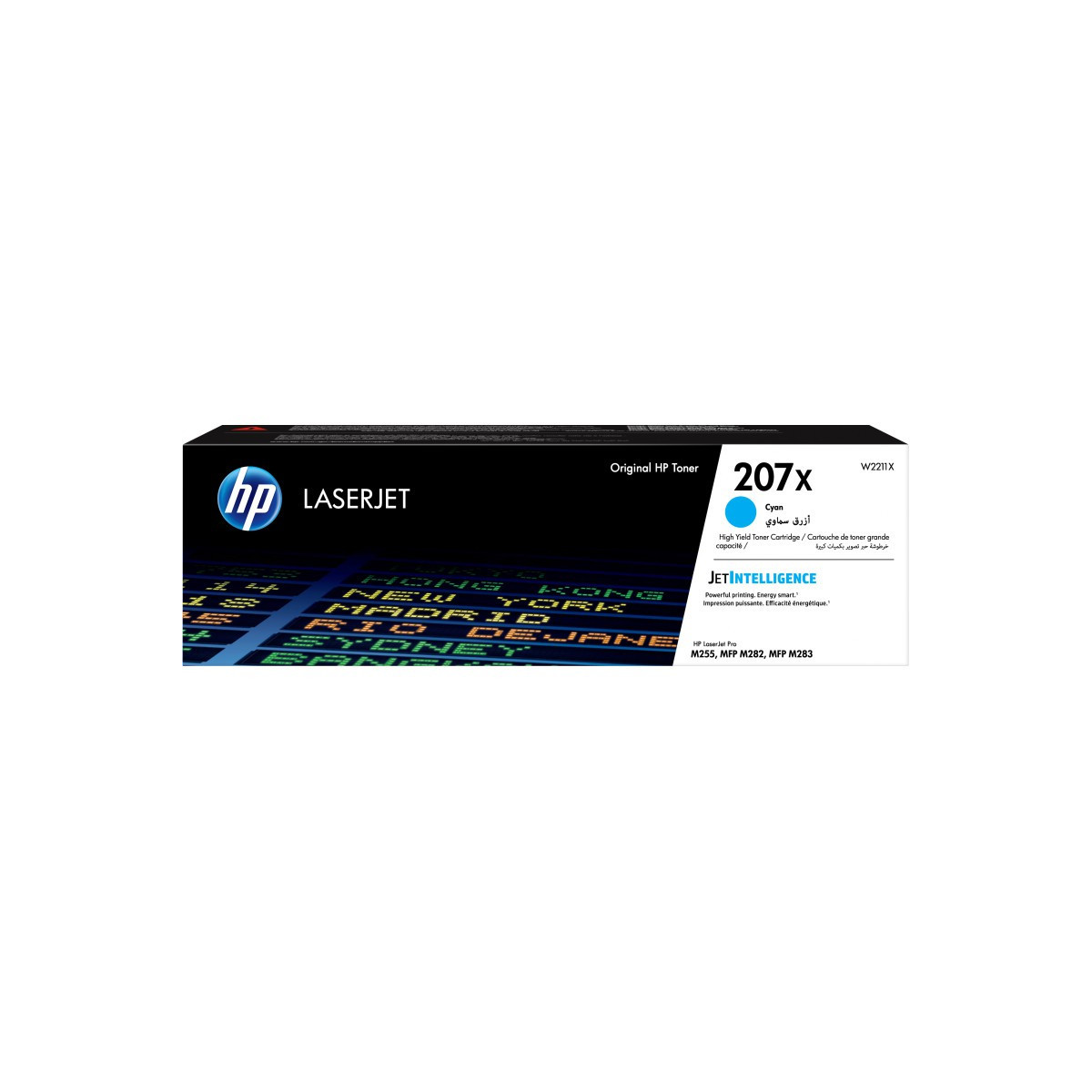 Cartouche de toner HP 207X Cyan LaserJet originale / W2212X