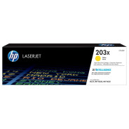 Toner Grande Capacité Original HP 203X pour LaserJet / Jaune