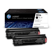 Pack de 2 Cartouches de toner originales HP LaserJet 83A / Noir / 1 500 pages CF283AF