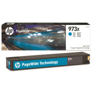 Cartouche PageWide grande capacité Originale HP 973X / Cyan