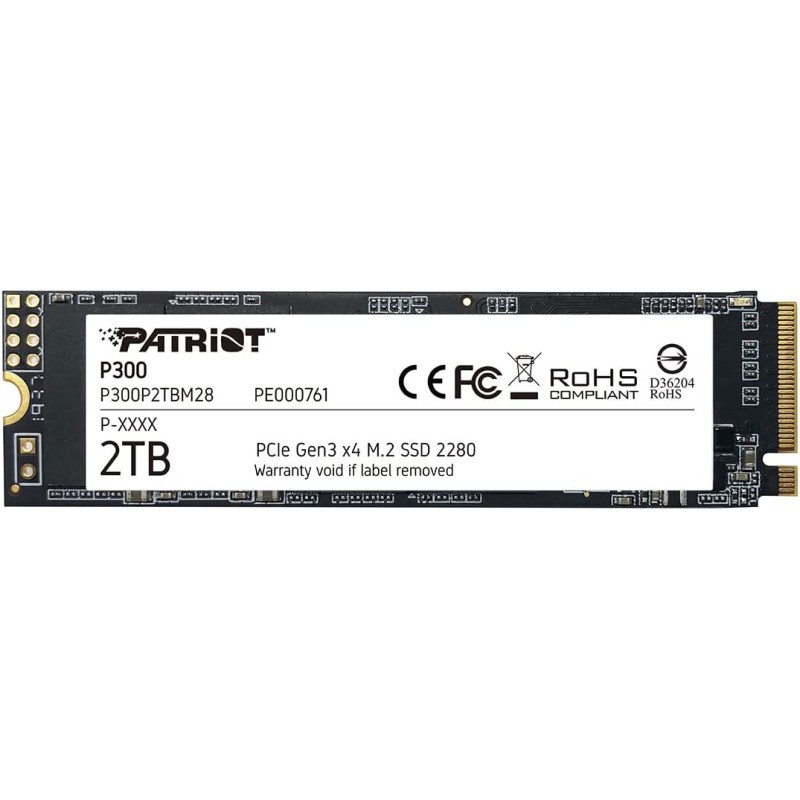 Disque Dur SSD M.2 2280 PCIe Patriot P300 / 2 To