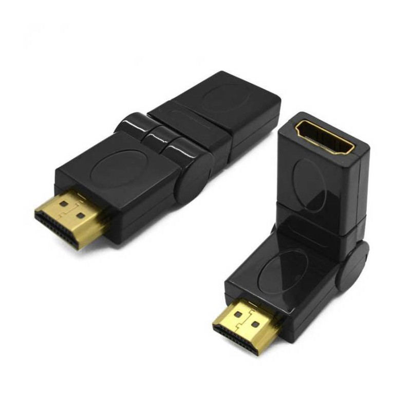 Adaptateur HDMI Mâle vers HDMI Femelle 180°