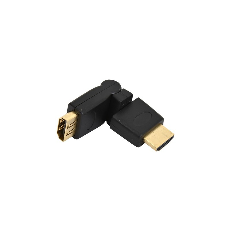 Adaptateur HDMI Mâle vers HDMI Femelle 180°