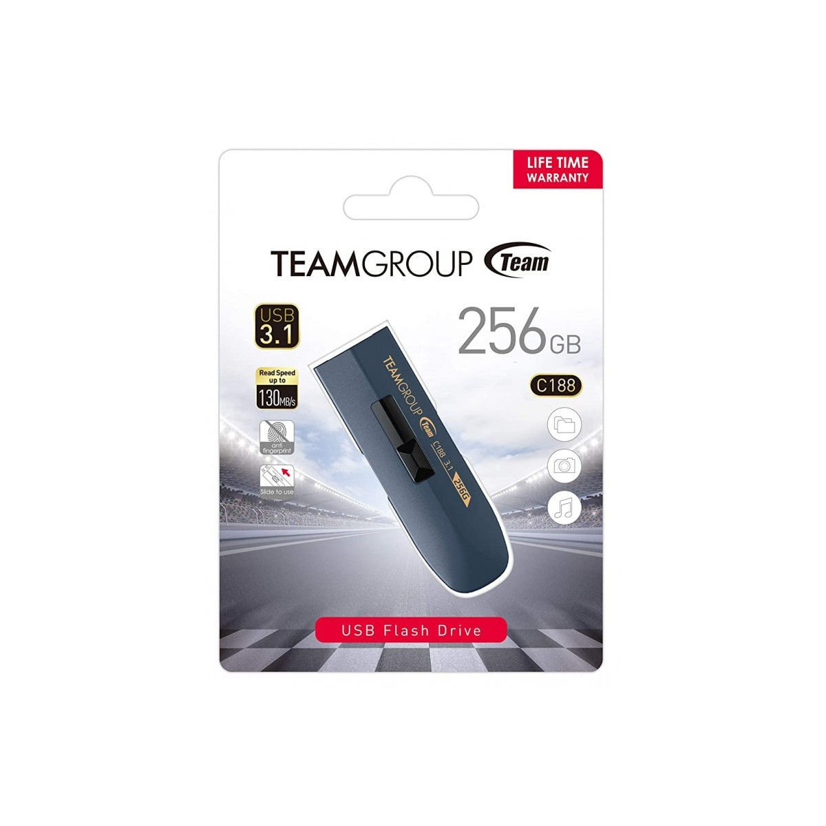 Clé USB TeamGroup C188 / USB 3.1 / 256 Go